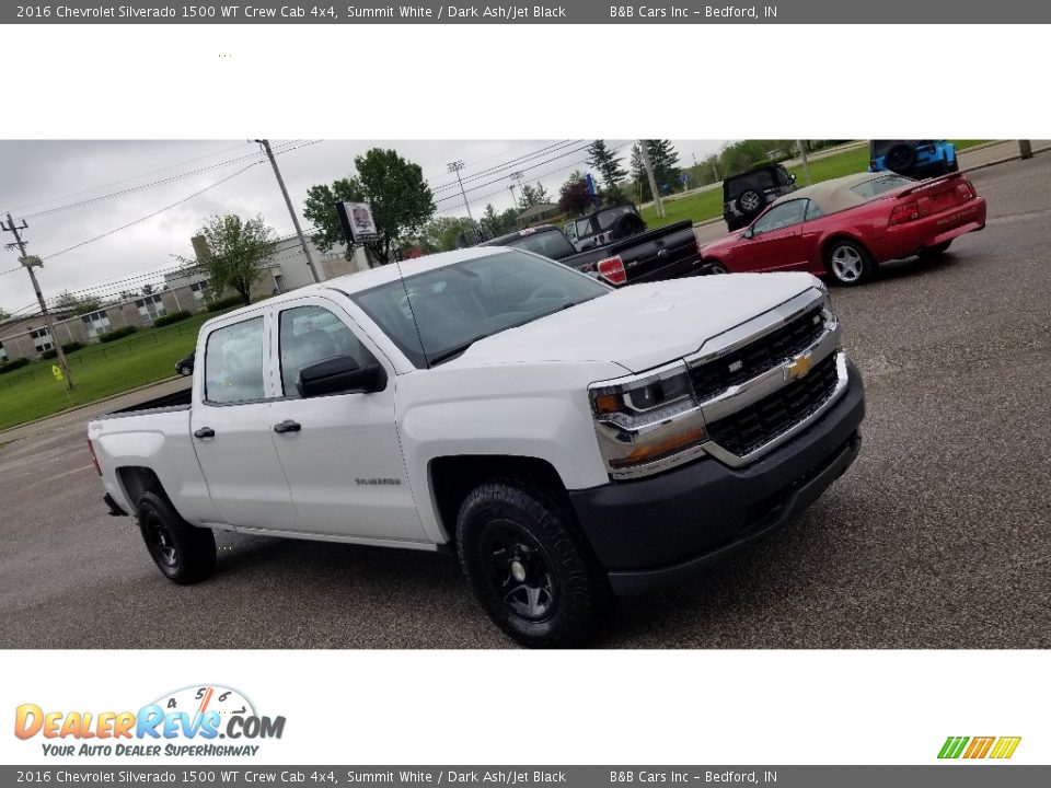 2016 Chevrolet Silverado 1500 WT Crew Cab 4x4 Summit White / Dark Ash/Jet Black Photo #7