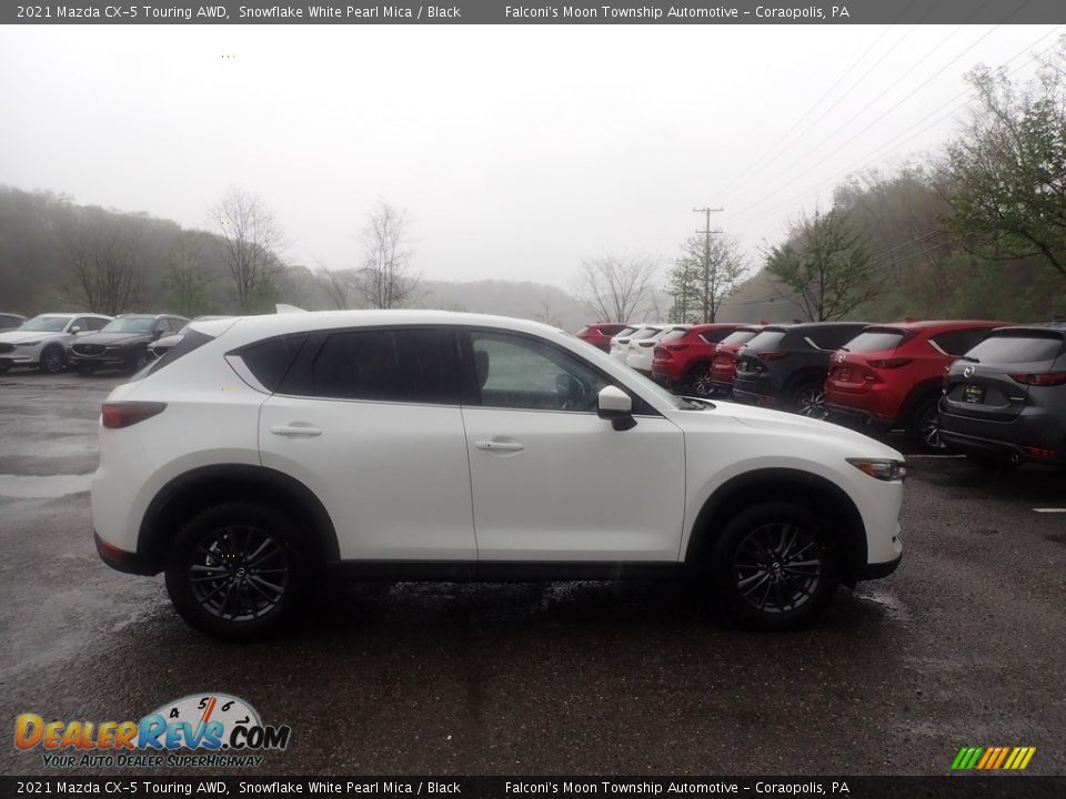 2021 Mazda CX-5 Touring AWD Snowflake White Pearl Mica / Black Photo #1