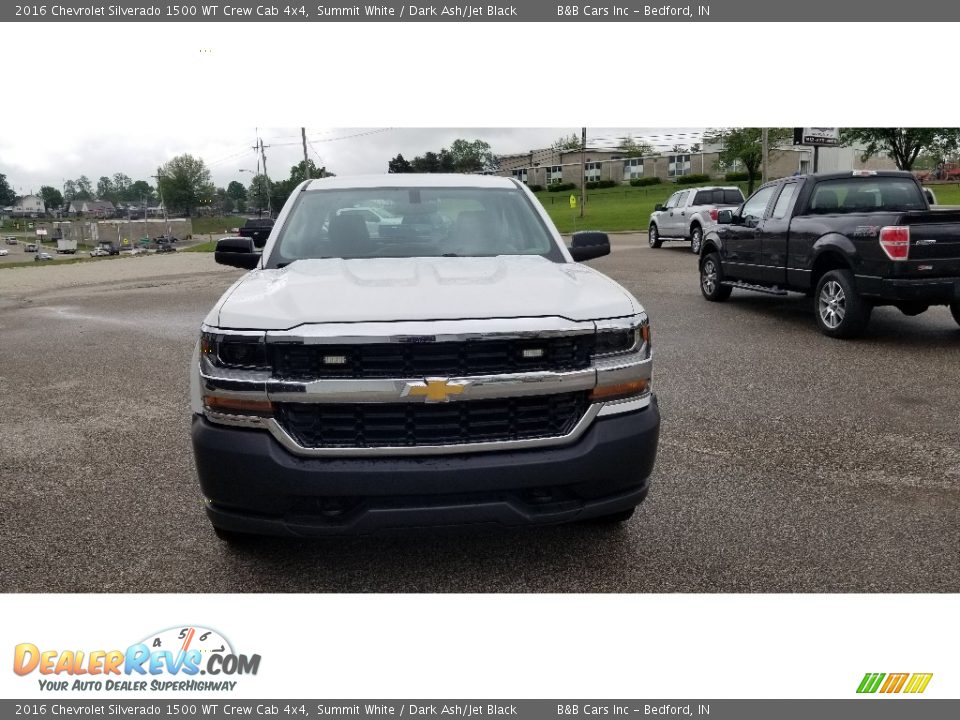 2016 Chevrolet Silverado 1500 WT Crew Cab 4x4 Summit White / Dark Ash/Jet Black Photo #8