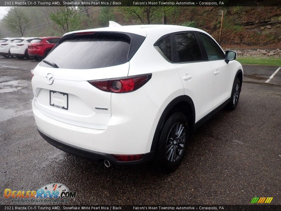 2021 Mazda CX-5 Touring AWD Snowflake White Pearl Mica / Black Photo #2