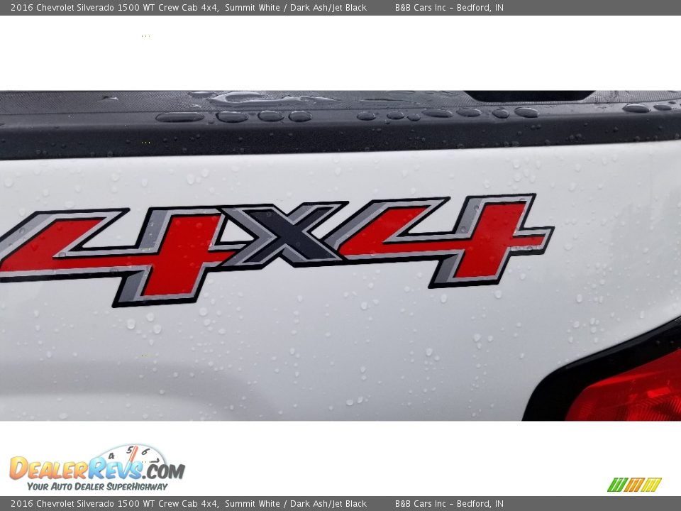 2016 Chevrolet Silverado 1500 WT Crew Cab 4x4 Summit White / Dark Ash/Jet Black Photo #10