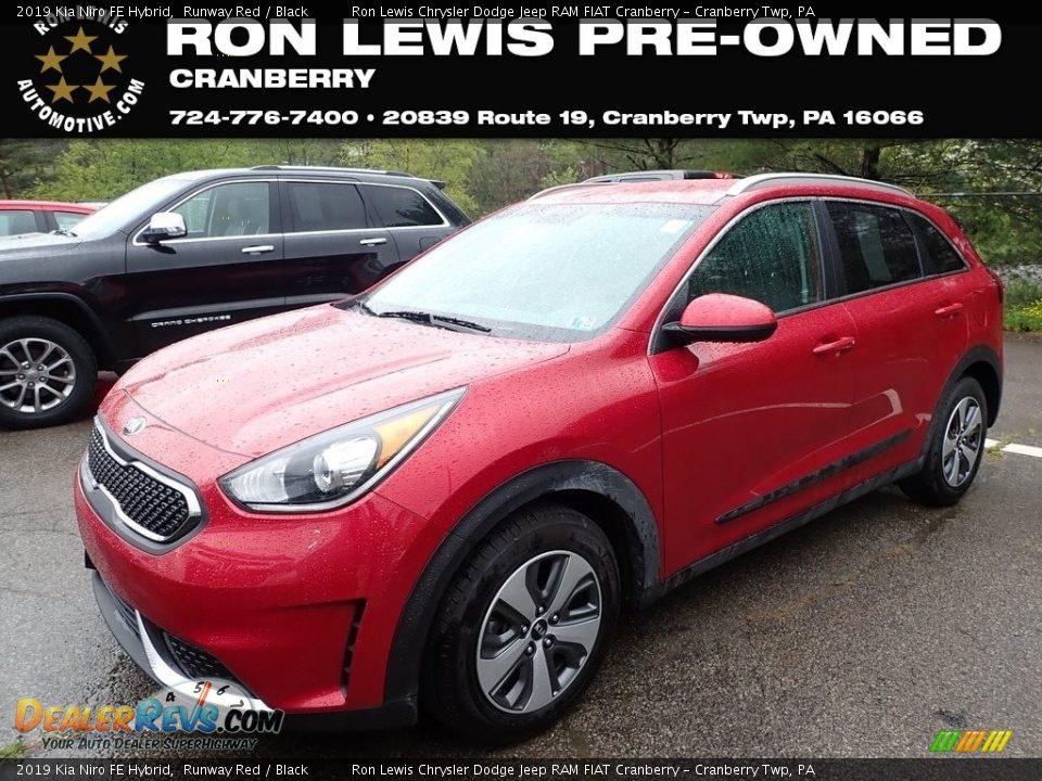 2019 Kia Niro FE Hybrid Runway Red / Black Photo #1