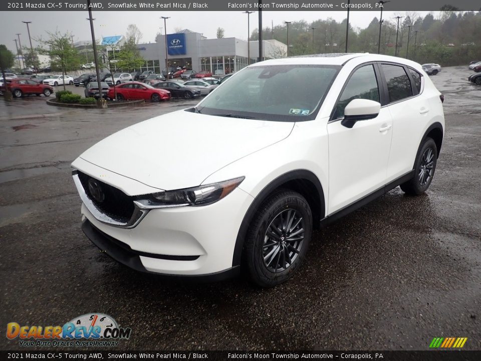 2021 Mazda CX-5 Touring AWD Snowflake White Pearl Mica / Black Photo #5