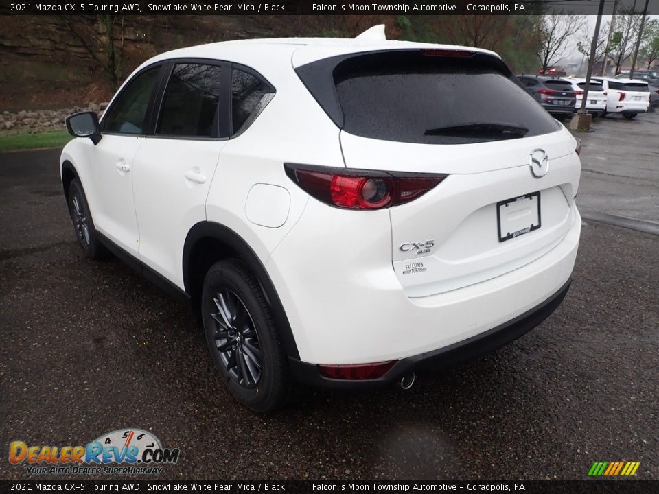 2021 Mazda CX-5 Touring AWD Snowflake White Pearl Mica / Black Photo #6