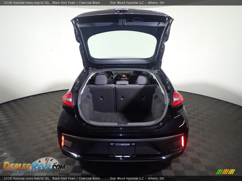 2018 Hyundai Ioniq Hybrid SEL Black Noir Pearl / Charcoal Black Photo #15