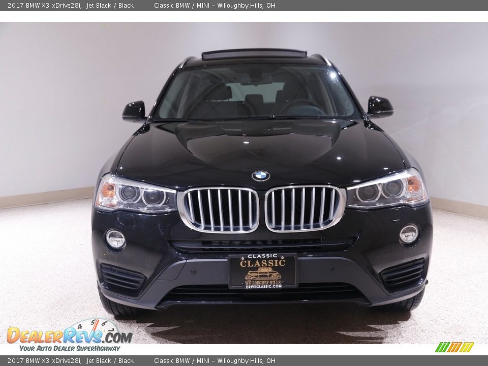 2017 BMW X3 xDrive28i Jet Black / Black Photo #2