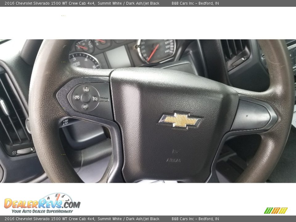 2016 Chevrolet Silverado 1500 WT Crew Cab 4x4 Summit White / Dark Ash/Jet Black Photo #15