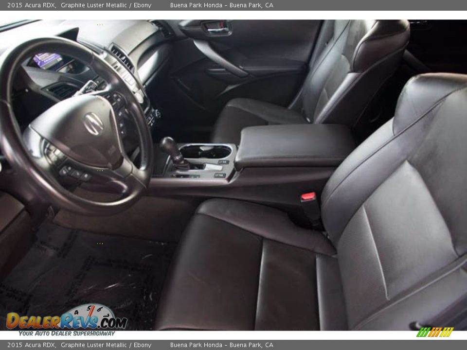Ebony Interior - 2015 Acura RDX  Photo #3