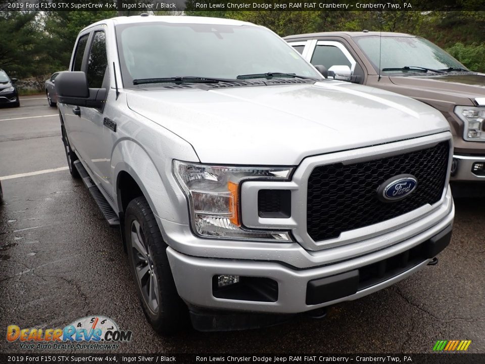 2019 Ford F150 STX SuperCrew 4x4 Ingot Silver / Black Photo #2