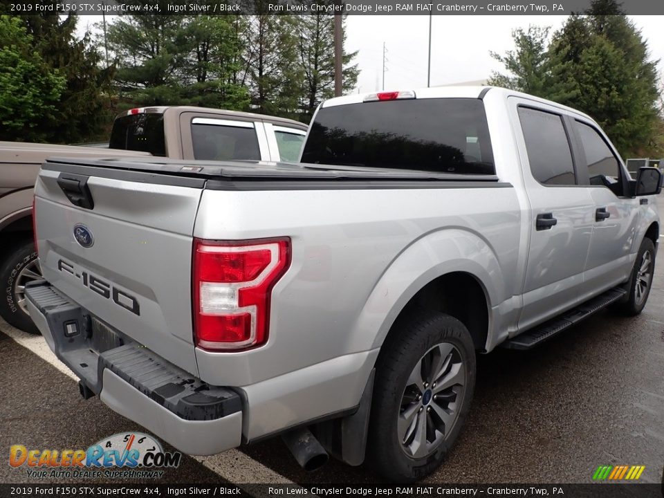 2019 Ford F150 STX SuperCrew 4x4 Ingot Silver / Black Photo #3