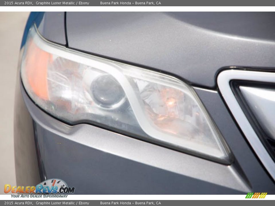 2015 Acura RDX Graphite Luster Metallic / Ebony Photo #8