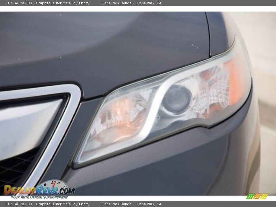 2015 Acura RDX Graphite Luster Metallic / Ebony Photo #9