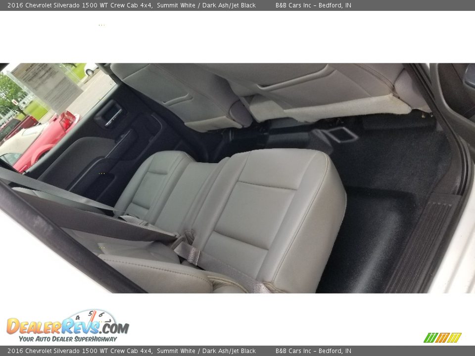 2016 Chevrolet Silverado 1500 WT Crew Cab 4x4 Summit White / Dark Ash/Jet Black Photo #22