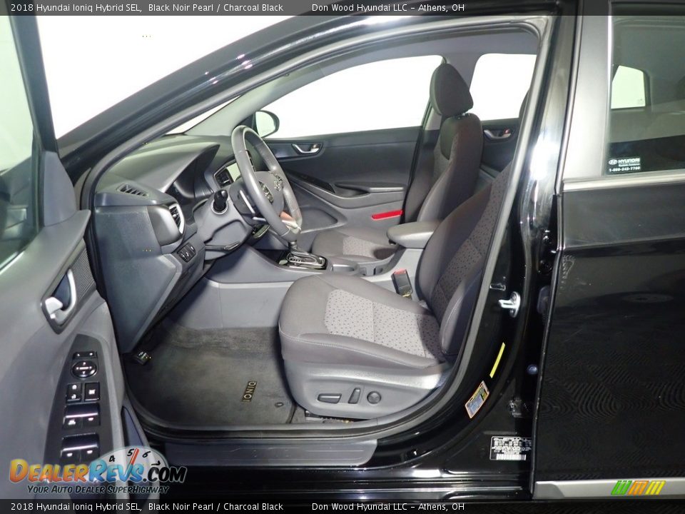 2018 Hyundai Ioniq Hybrid SEL Black Noir Pearl / Charcoal Black Photo #23