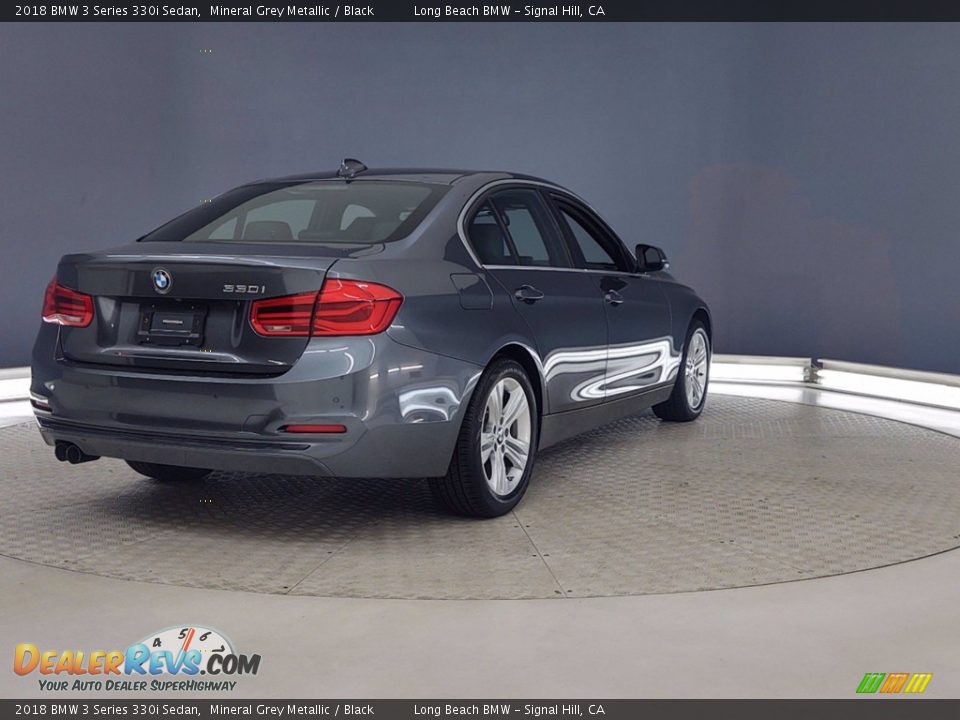 2018 BMW 3 Series 330i Sedan Mineral Grey Metallic / Black Photo #5