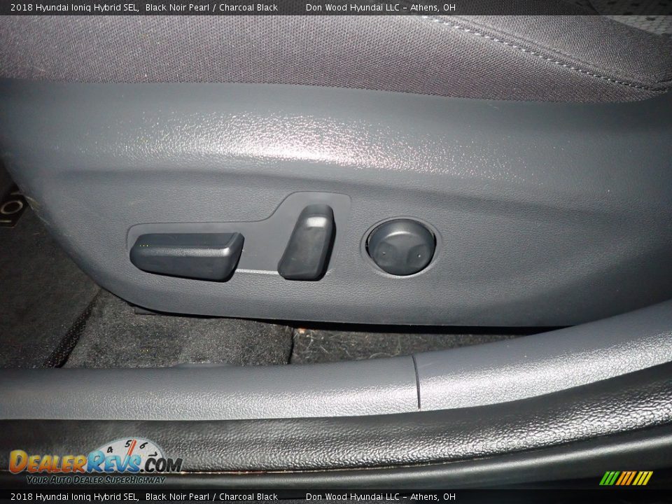 2018 Hyundai Ioniq Hybrid SEL Black Noir Pearl / Charcoal Black Photo #24