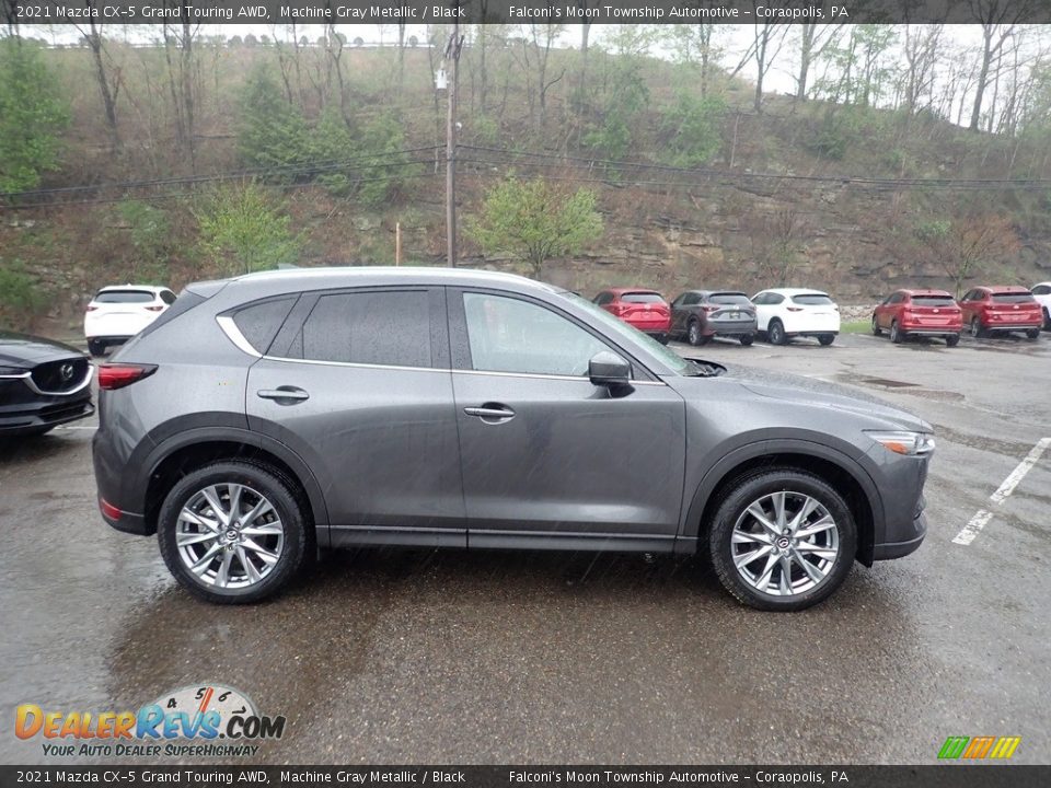 2021 Mazda CX-5 Grand Touring AWD Machine Gray Metallic / Black Photo #1