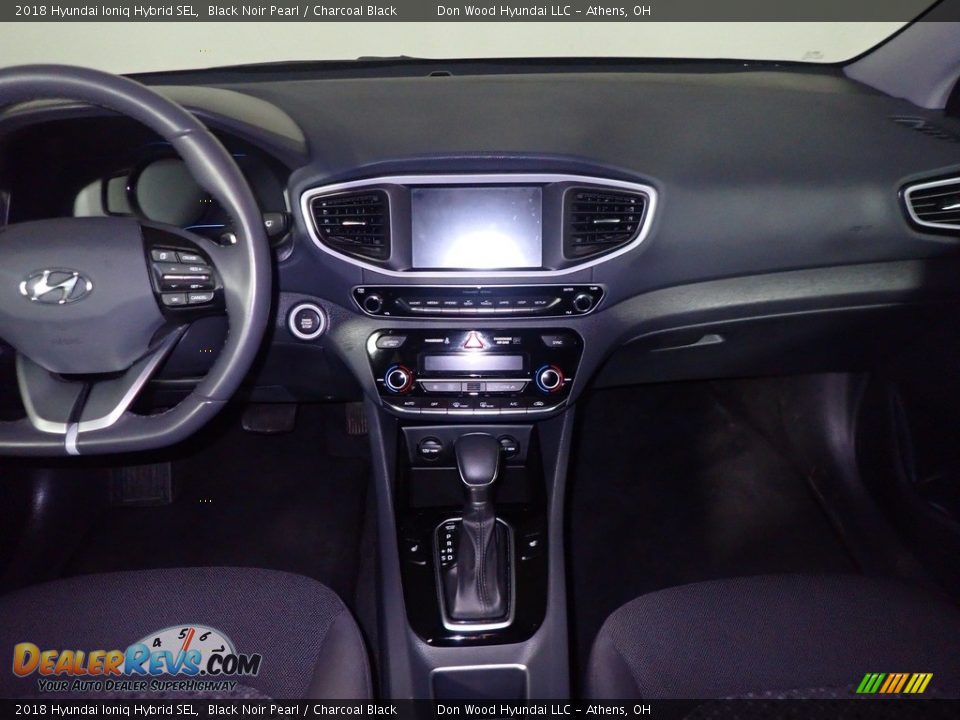 2018 Hyundai Ioniq Hybrid SEL Black Noir Pearl / Charcoal Black Photo #26