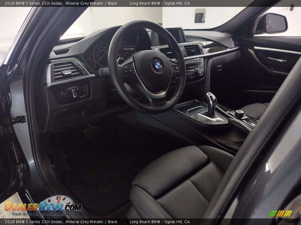 2018 BMW 3 Series 330i Sedan Mineral Grey Metallic / Black Photo #7