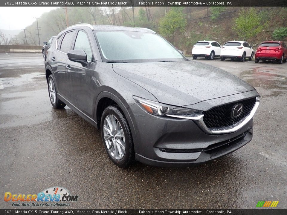 2021 Mazda CX-5 Grand Touring AWD Machine Gray Metallic / Black Photo #3