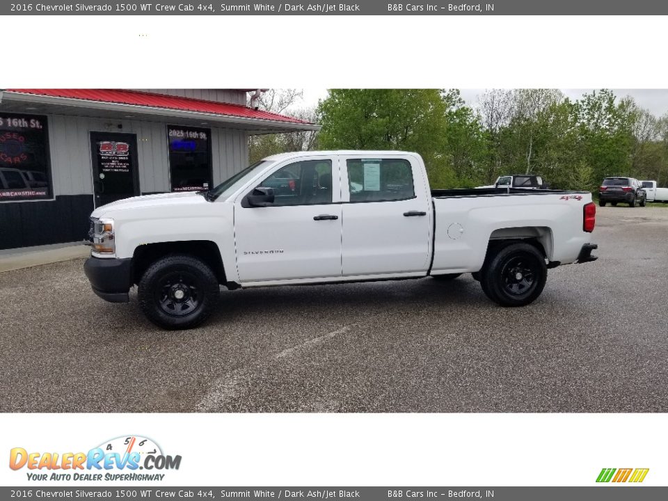 2016 Chevrolet Silverado 1500 WT Crew Cab 4x4 Summit White / Dark Ash/Jet Black Photo #29