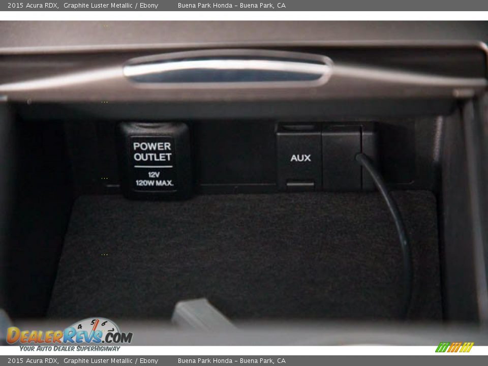 2015 Acura RDX Graphite Luster Metallic / Ebony Photo #17