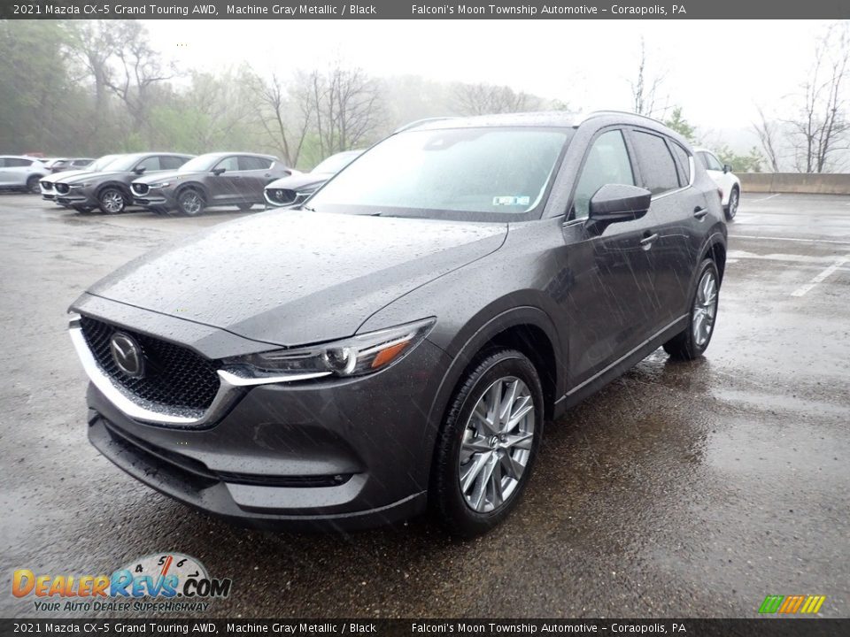 2021 Mazda CX-5 Grand Touring AWD Machine Gray Metallic / Black Photo #5