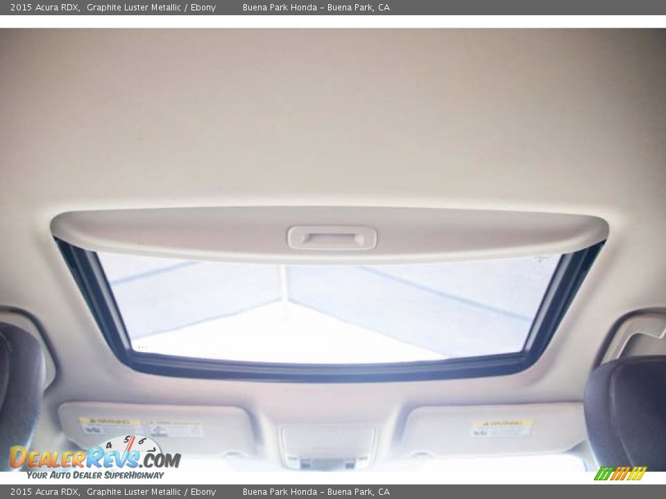 2015 Acura RDX Graphite Luster Metallic / Ebony Photo #19