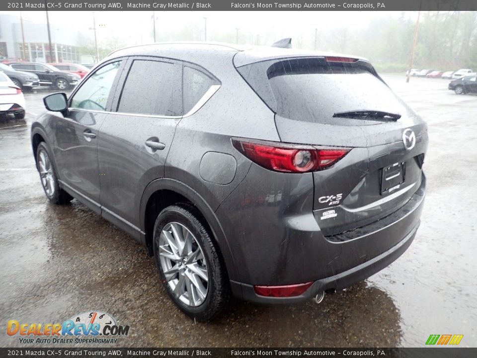 2021 Mazda CX-5 Grand Touring AWD Machine Gray Metallic / Black Photo #6