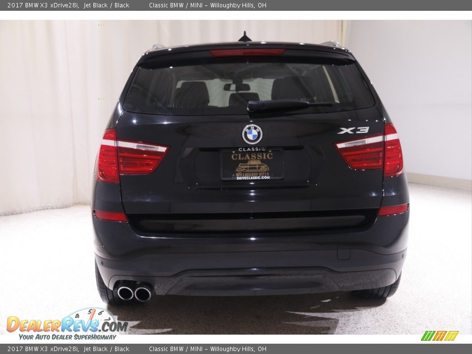 2017 BMW X3 xDrive28i Jet Black / Black Photo #19