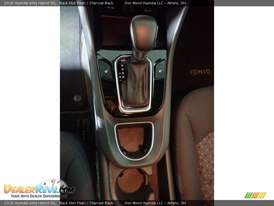 2018 Hyundai Ioniq Hybrid SEL Black Noir Pearl / Charcoal Black Photo #33