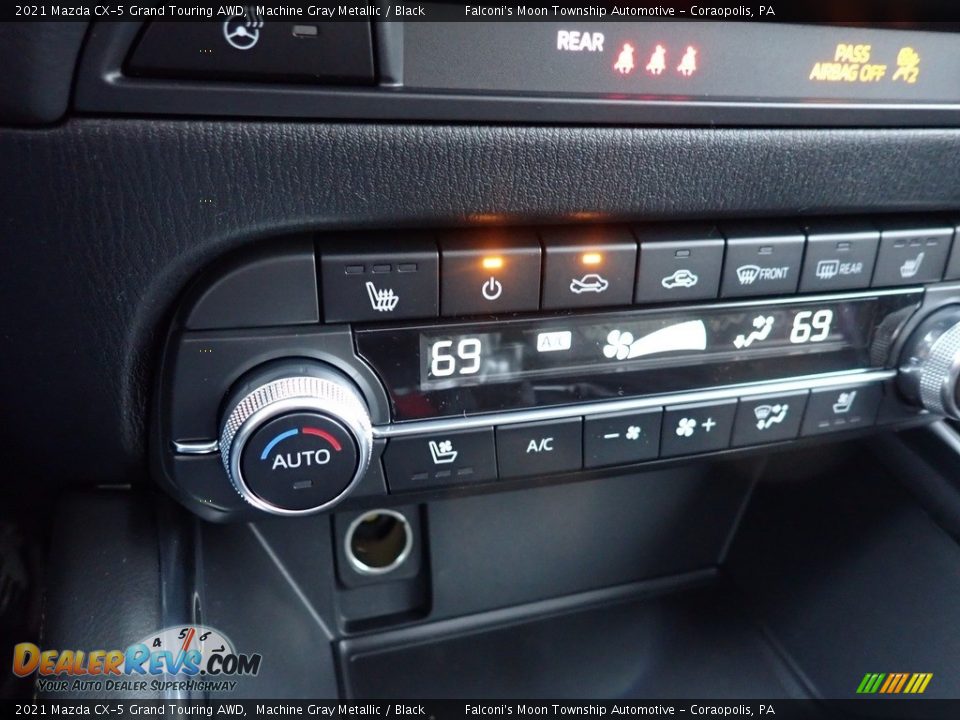 2021 Mazda CX-5 Grand Touring AWD Machine Gray Metallic / Black Photo #16