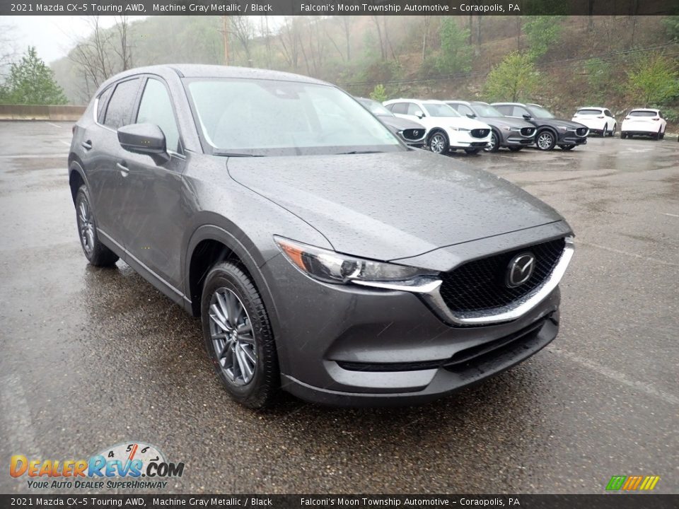 2021 Mazda CX-5 Touring AWD Machine Gray Metallic / Black Photo #3