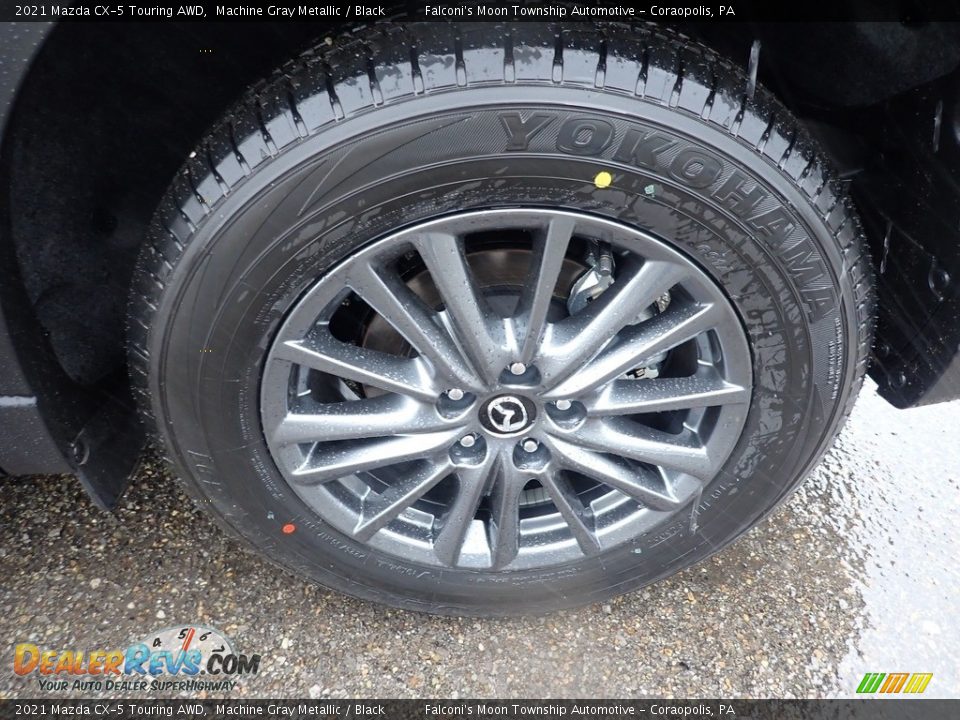 2021 Mazda CX-5 Touring AWD Machine Gray Metallic / Black Photo #7