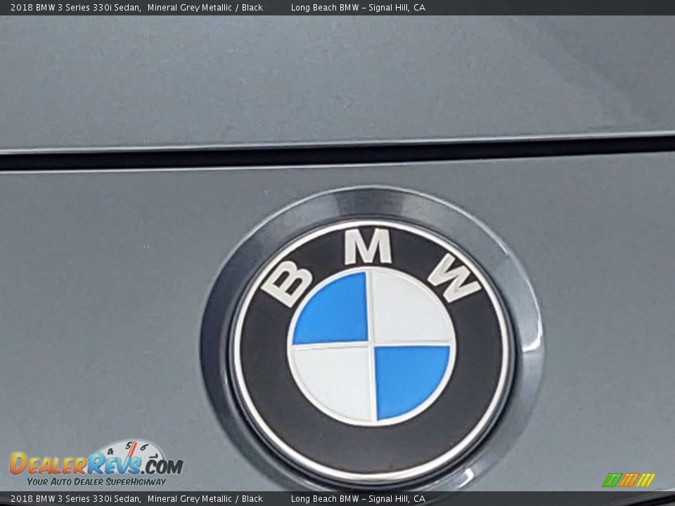 2018 BMW 3 Series 330i Sedan Mineral Grey Metallic / Black Photo #30