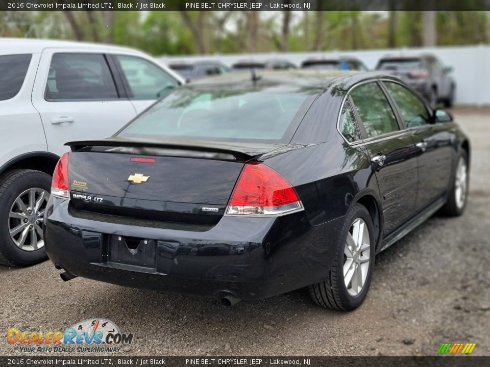 2016 Chevrolet Impala Limited LTZ Black / Jet Black Photo #3