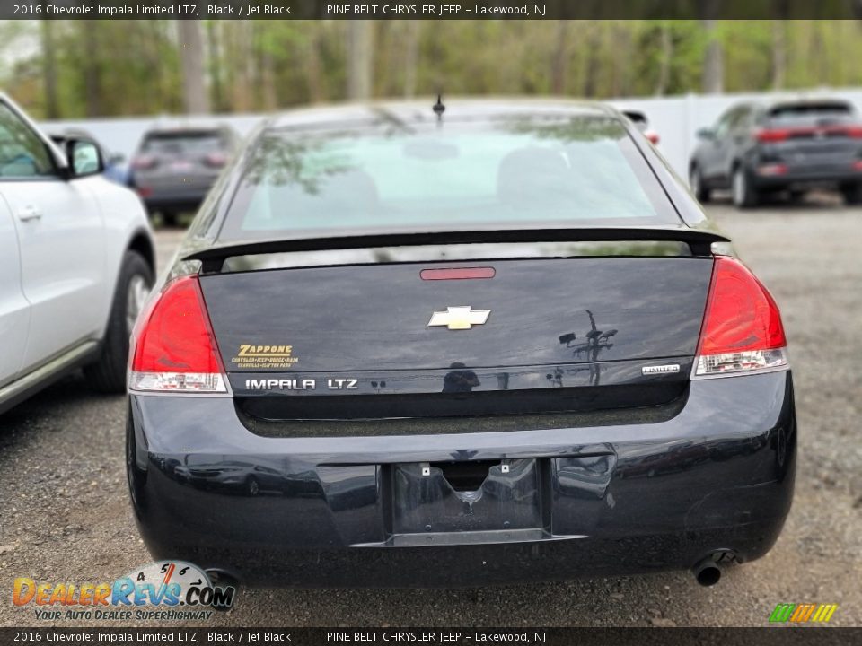 2016 Chevrolet Impala Limited LTZ Black / Jet Black Photo #4