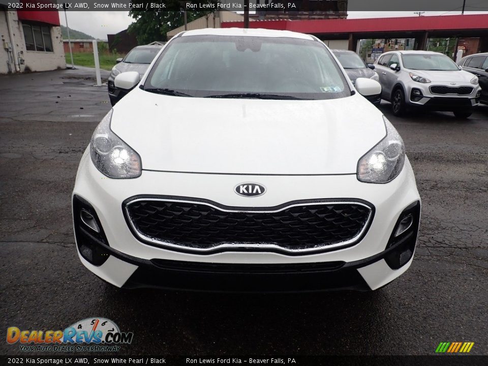 2022 Kia Sportage LX AWD Snow White Pearl / Black Photo #4