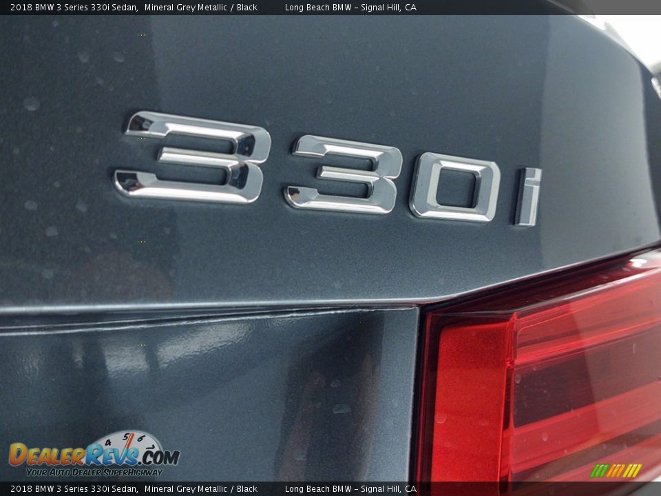2018 BMW 3 Series 330i Sedan Mineral Grey Metallic / Black Photo #33