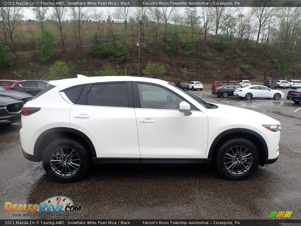 2021 Mazda CX-5 Touring AWD Snowflake White Pearl Mica / Black Photo #1