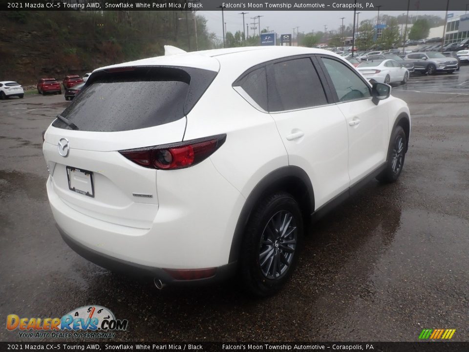 2021 Mazda CX-5 Touring AWD Snowflake White Pearl Mica / Black Photo #2