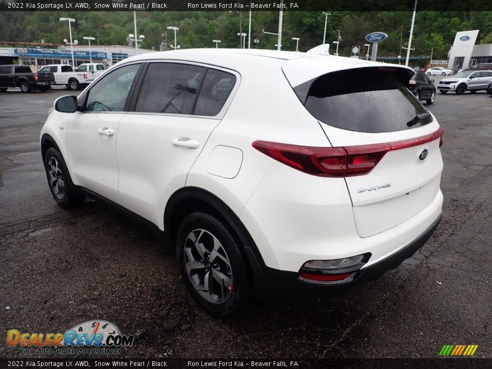 2022 Kia Sportage LX AWD Snow White Pearl / Black Photo #7