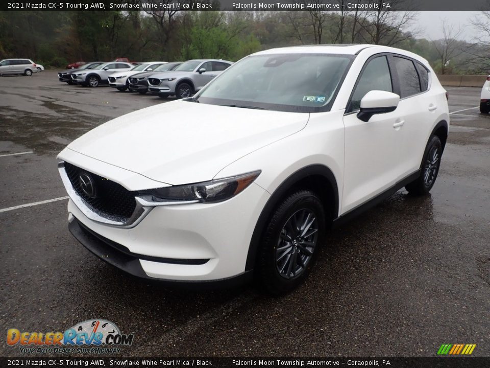 2021 Mazda CX-5 Touring AWD Snowflake White Pearl Mica / Black Photo #5