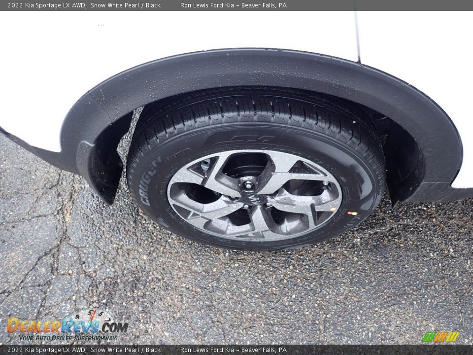 2022 Kia Sportage LX AWD Snow White Pearl / Black Photo #9