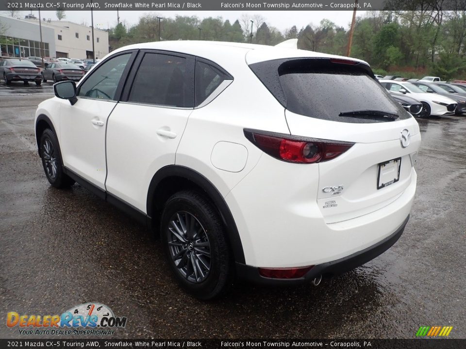 2021 Mazda CX-5 Touring AWD Snowflake White Pearl Mica / Black Photo #6