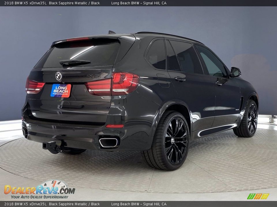 2018 BMW X5 xDrive35i Black Sapphire Metallic / Black Photo #5