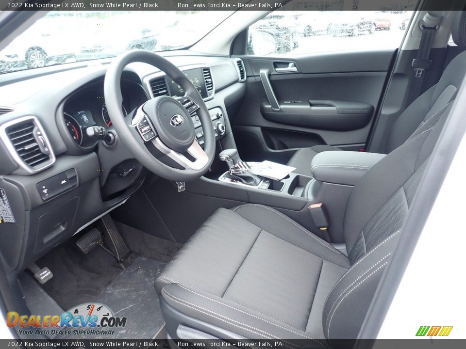 Black Interior - 2022 Kia Sportage LX AWD Photo #13