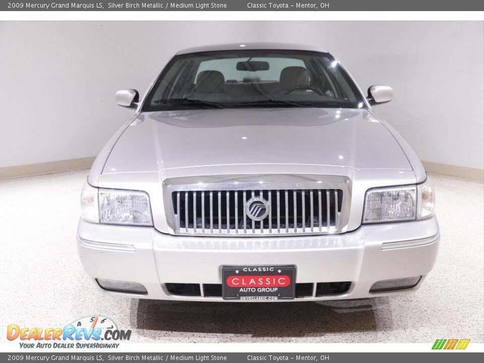 2009 Mercury Grand Marquis LS Silver Birch Metallic / Medium Light Stone Photo #2