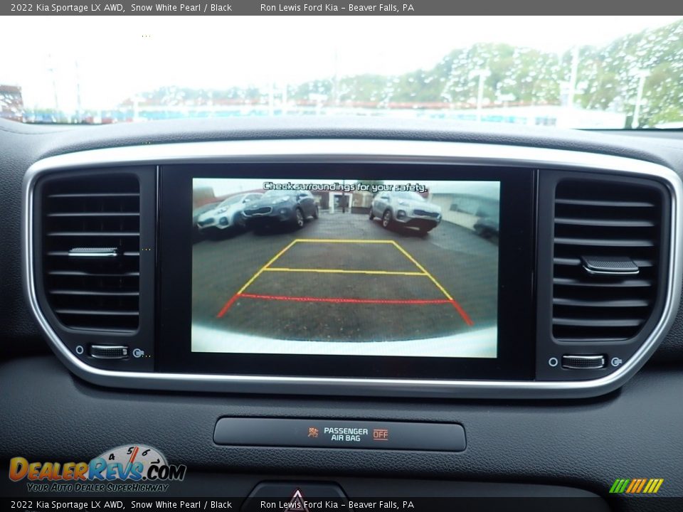 2022 Kia Sportage LX AWD Snow White Pearl / Black Photo #17