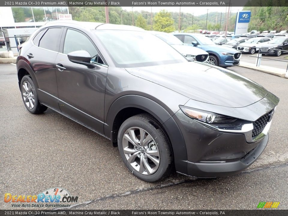 2021 Mazda CX-30 Premium AWD Machine Gray Metallic / Black Photo #3